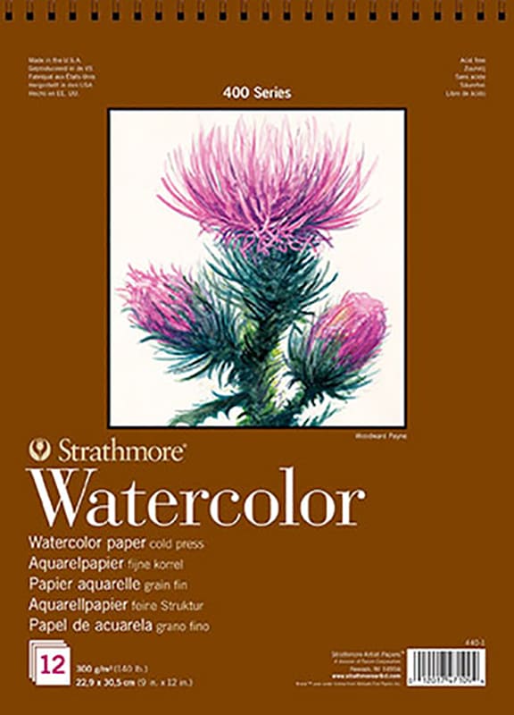 Strathmore Watercolor 22,9x30,5cm 300g 12ks