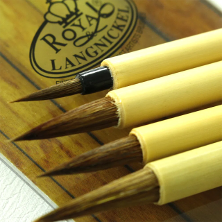 Royal & Langnickel BAMBOO sada štetcov 4 ks